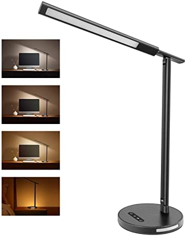 JFamıglıa Masa Lambası-Ev Ofis için masa ışığı, Gece Lambalı Dokunmatik Kontrol Led Masa Lambaları, Göz Bakımı Okuma