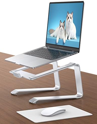 Lamıcall Laptop Standı, Alüminyum Dizüstü Yükseltici, Ergonomik Dizüstü Bilgisayar Masası için Standı, Bilgisayar