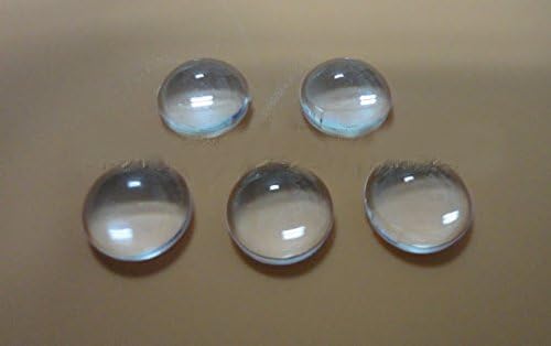 5 adet x 10MM LED Optik Lens Pürüzsüz Dışbükey Lens için 1 W 3 W LED Lens