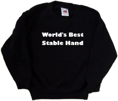 Dünyanın En İyi Kararlı El Siyahı Çocuk Sweatshirt