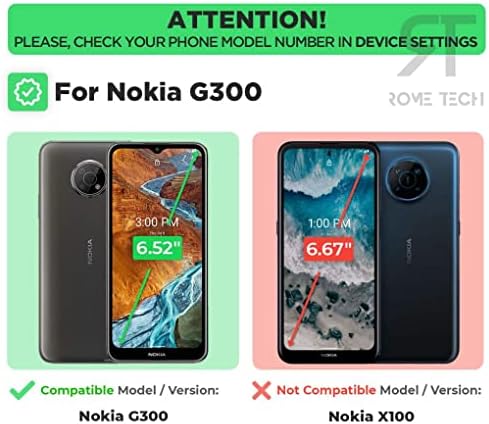 Roma Teknoloji Kemer Klipsi telefon kılıfı için Nokia G300 6.52 (2021) - İnce Ağır Sağlam Slayt Kalça Kılıf Kapak