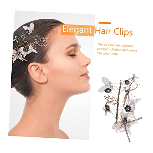 GALPADA 1 çift saç aksesuarları moda saç tokası s Tokalar Saç Kadınlar için İnci saç tokası Metal Saç pençe klipsleri