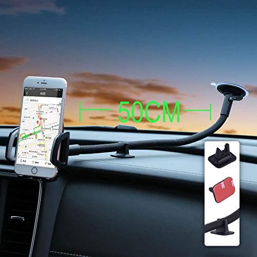 MİCGOGO Cam Araç Telefonu Dağı Evrensel Cep Telefonu Tutucu Araba Uzun Kol Tutucu iPhone Xs için Max R X 8 Artı 7