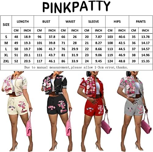 PinkPatty kadın 2 Parça Üniversite Kıyafetleri Kısa Kollu Kırpma Üst Eşofman Bodycon Şort Tulum Seti