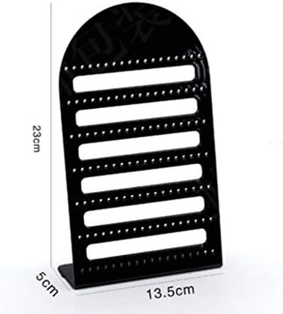 SXNBH Siyah Küpe Küpe saklama kutusu, Ayakta Siyah Plastik Stand, Moda Küpe Teşhir Standı