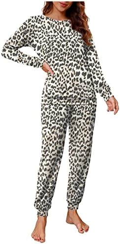 Pijama Pijama Pijama Seti Uzun Kollu Pijama Gecelik Yumuşak Pijama Salonu Seti Pijama Kadınlar için Uzun pantolon