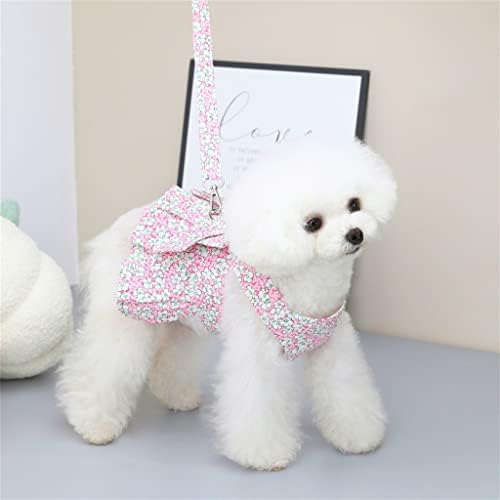 HOUKAI Köpek Yelek Seti kemerli elbise Çiçek Yavru Elbise Küçük Köpekler için (Renk: E, Boyut: Mcode)