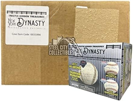 2023 Tristar Gizli Hazineler İmzalı Beyzbol New York Hanedanı 12 Kutulu Kasa - İmzalı Beyzbol Topları