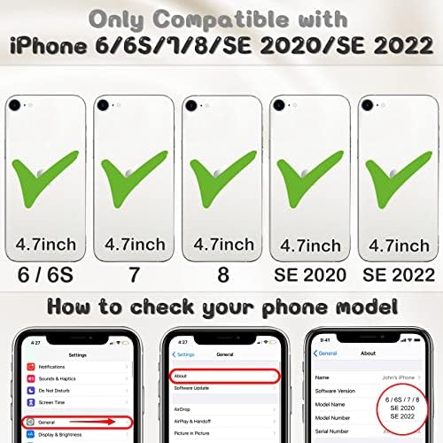 JoySolar iphone için kılıf 6/6 S/7/8/SE 2020 / SE 2022 4.7 Sevimli Silikon 3D Çizgi Film Karakteri Telefon Kapak