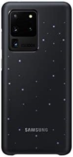 SAMSUNG Galaxy S20 Ultra Kılıf, Koruyucu Akıllı LED Arka kapak-Siyah (Garantili ABD Versiyonu), EF-KG988CBEGUS