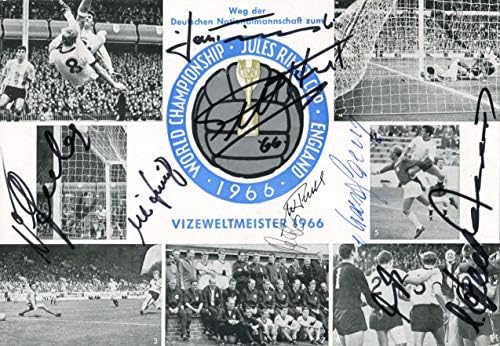 Futbol Dünya Şampiyonası 1966 imzaları, imzalı kartpostal fotoğrafı