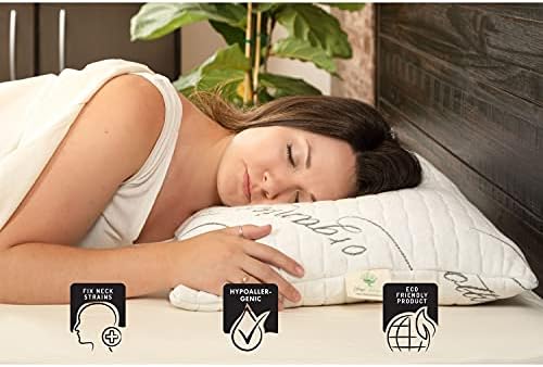 Yıkanabilir Kapaklı Uyku Artisan Lateks Yastık Kral Ayarlanabilir Yatak Yastıkları (1) ABD'de Üretilmiştir (Kral)