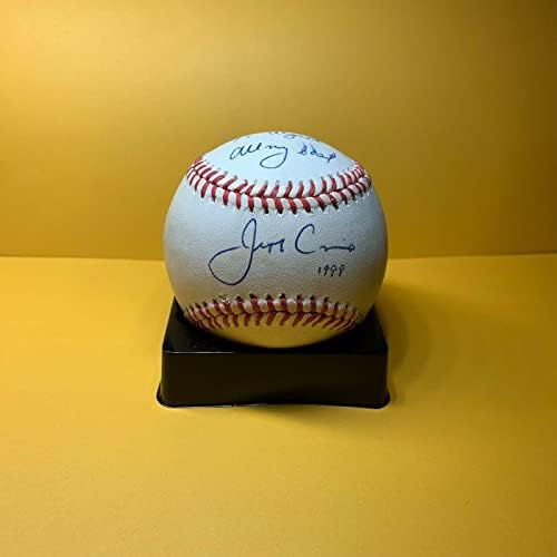 Jeff Conine Florida Marlins Kişiselleştirilmiş İmzalı A. l. Coa İmzalı Beyzbol Topları ile Beyzbol