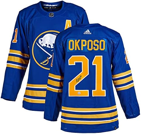 Kyle Okposo İmzalı Buffalo Sabres Adidas Forması-İmzalı NHL Formaları