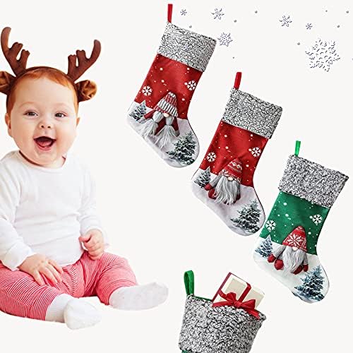 ıCODOD Noel Süslemeleri Moda Noel Çorap hediye çantası Yılbaşı Ağacı Süsleme Malzemeleri 2021 Noel Baba'nın Hediyeleri