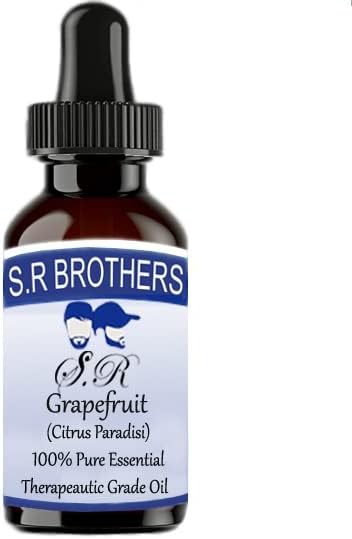 SR Brothers Greyfurt (Citrus Paradist)Damlalıklı %100 Saf ve Doğal Terapötik Sınıf Uçucu Yağ 100ml