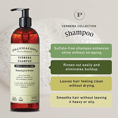 Pharmacopia Mineçiçeği Şampuanı-Doğal Bitki Bazlı ve Organik İçerikli Aromaterapi Saç Bakımı-Vegan, Zulümsüz, Paraben
