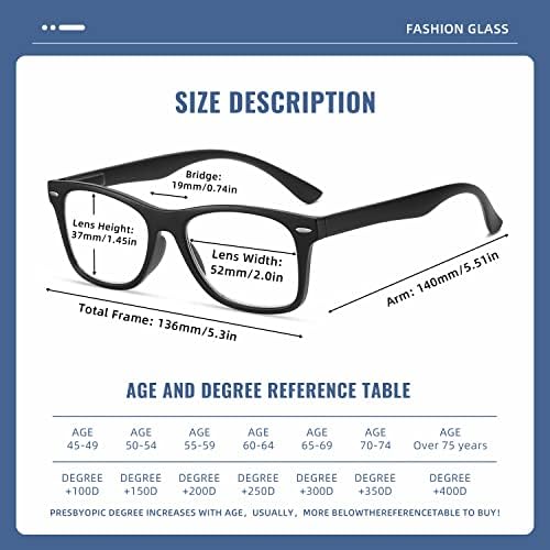 MEETSUN 5-Pack okuma gözlüğü kadın erkek mavi ışık engelleme, bilgisayar Okuyucular Bahar Menteşe parlama Önleyici