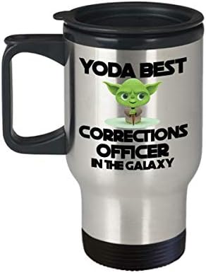 Yoda En Iyi Düzeltmeler Memuru Galaxy Seyahat Kupa Baba Emeklilik Hediyeler Islah Memurları çay bardağı Komik Star