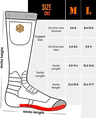 4000mah şarj Edilebilir ısıtmalı Çorap, Erkekler Kadınlar için Elektrikli Çorap, Kadınlar için ayak ısıtıcıları Avcılık