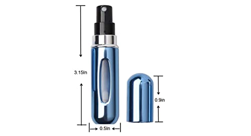 Tımıılı Parfüm atomizer kolonya şişeleri doldurulabilir parfüm şişeleri seyahat için mini boy