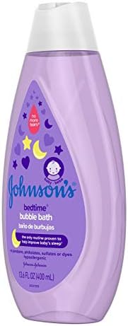 Johnson'ın Doğal Sakin Aromalara Sahip Yatmadan Önce Bebek Köpük Banyosu, Hipoalerjenik ve Sülfatsız Gece Köpük Banyosu,