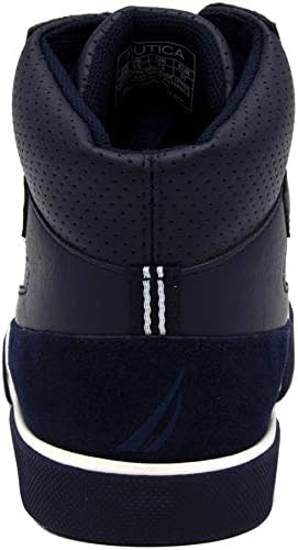Nautica Kids Horizon Sneaker-Bağcıklı Moda Ayakkabı-Yüksek Top Gibi Çizme (Büyük Çocuk/Küçük Çocuk)