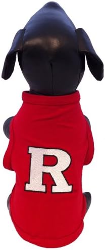 NCAA Rutgers Scarlet Knights Pamuklu Likralı Köpek Tişört