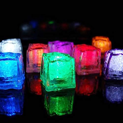 Homeford LED Buz Küpleri Suya Daldırılabilir Taban ışıkları, 12 Parçalı (Beyaz)