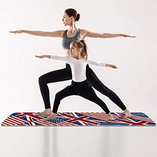 Siebzeh Bayrağı Premium Kalın Yoga Mat Çevre Dostu Kauçuk Sağlık ve Fitness Kaymaz Mat Her Türlü Egzersiz Yoga ve