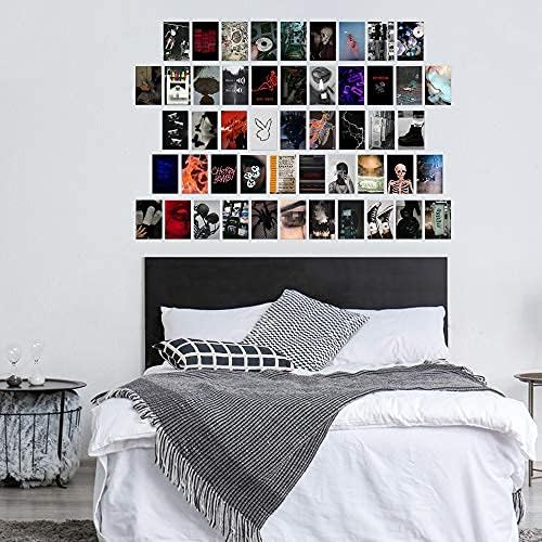 CY2SİDE 50 ADET Grunge Estetik Resim, 50 Takım 4x6 inç, kolaj Baskı Kiti, Kız için serin Oda Dekor, Oda için duvar