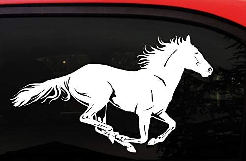 At Çıkartması-Sağ-Ekstra X Büyük 11.6 x 6.7 İnç-Binicilik Atımı Seviyorum - Güzel Koşu Atı - vinil yapışkan için