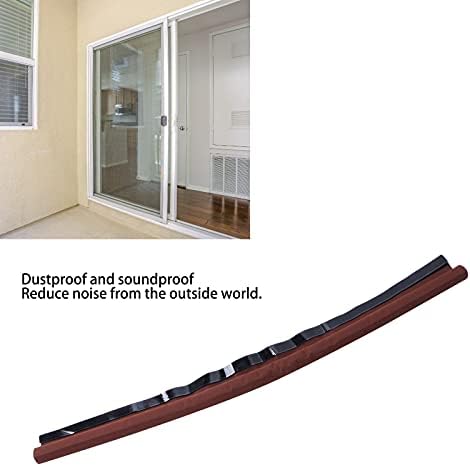 Kahverengi Kapı Alt Sızdırmazlık Şeridi Köpük Darbeye Dayanıklı Tampon Blok Hava Sıyırma Yalıtım Köpük Pencere Contası