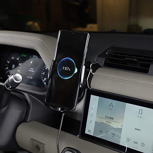 Land Rover Defender 2020-2023 için PİUGİLH Kablosuz Araç Şarj Cihazı, 15 W Qi Hızlı Şarj Araç Şarj Cihazı Telefon