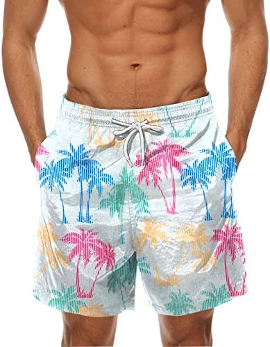 Şort Erkekler Spor Salonu, Yaz erkek Hawaii plaj pantolonları Moda Artı Boyutu Düz Dize Baskılı Kurulu Şort