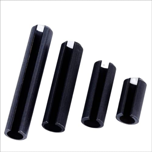 100 Parça Siyah Karbon Çelik Bahar Cotter pin,bölünmüş Bahar Dübel,Makine ve Ekipman için, Vb.Dış Çap M2mm, Uzunluk