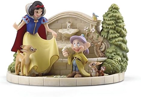 Lenox Snow White'ın Büyüleyici Bahçe Çeşmesi, 4,45 LB, Multi
