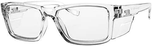 Güvenlik Okuma Gözlükleri - +1.00 ila + 3.00 arası Netlikte Tam Lens Büyütme-ANSI Z87 + Onaylı Güvenlik Çerçevesi