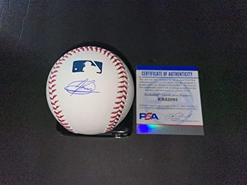Jasson Dominguez İmzaladı Resmi Beyzbol Birinci Ligi New York Yankees PSA 2-İmzalı Beyzbol Topları