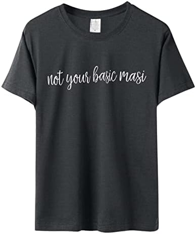 Kadınlar Uzun Kollu Gömlek Bayan Yaz Üst Baskılı Rahat bol tişört Mektubu Desen Moda Kısa V Boyun Üst