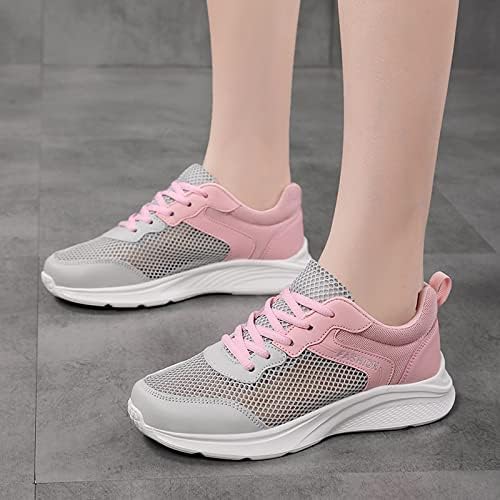 Kadın Lace Up rahat ayakkabılar dış mekan teli Ayakkabı Koşu Moda Spor Bayan Yüksek Top Sneakers Geniş Genişlik