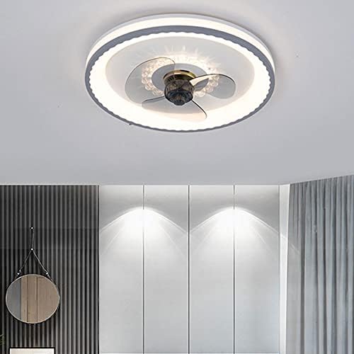 IBalody kapalı düşük profil fan ışık 36 W LED dim tavan ışık ile Fan 3 hız, 2.4 G uzaktan tavan ışıkları Fan aydınlatma