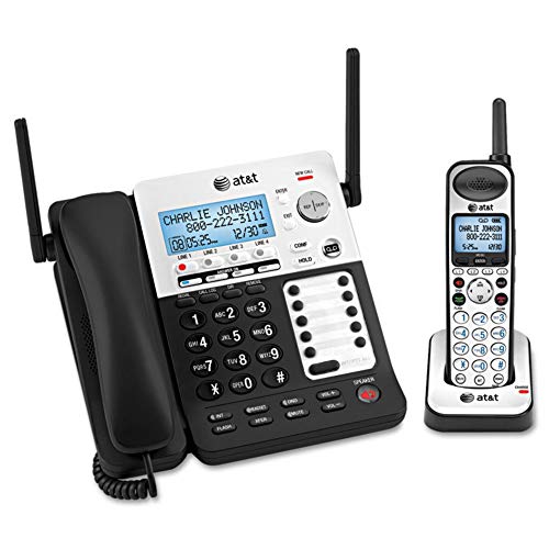 AT & T SB67138 SB67138 DECT 6.0 Telefon / Cevaplama Sistemi, 4 Hat, 1 Kablolu / 1 Kablosuz Ahize