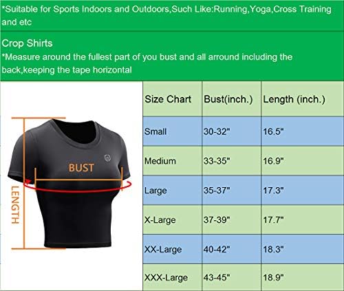Neleus kadın Koşu Kırpma Tankı Üstleri Kuru Fit Egzersiz Atletik Gömlek 3'lü paket