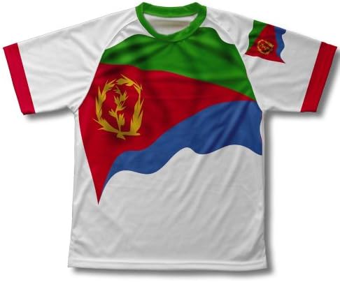 Erkekler ve Kadınlar için ScudoPro Eritre Bayrağı Teknik Tişört