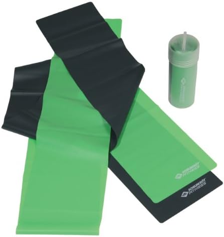 Schildkrot Fitness Erkek Egzersiz Bandı (2'li Paket) -Yeşil, 1,6 Kg
