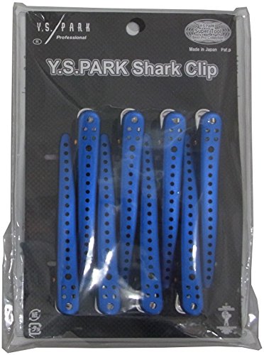Y. S. Park Köpekbalığı saç tokası 8 adet (Siyah Metal)