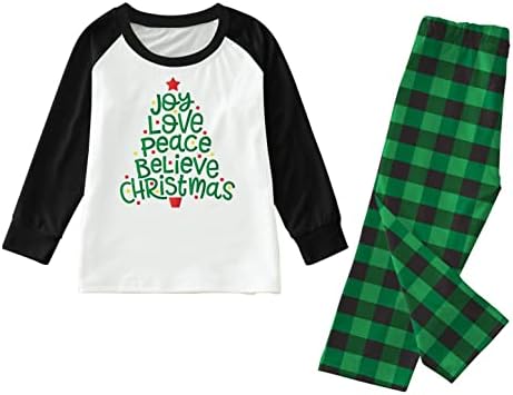 Aile pijamaları Noel Eşleşen Seti Çizgili Pijama Pantolon Tatil Noel Eşleşen Pijama Dipleri Aile
