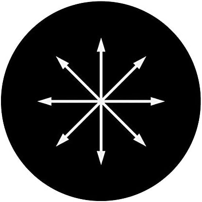 Kaos Yıldız Sembolü Punk Metal Pentagram Anarşi Gizli Siyah PopSockets Değiştirilebilir PopGrip