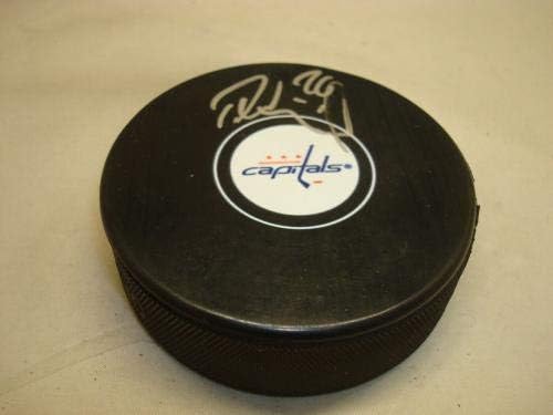 Daniel Winnik İmzalı Washington Başkentleri Hokey Diski İmzalı 1C İmzalı NHL Diskleri